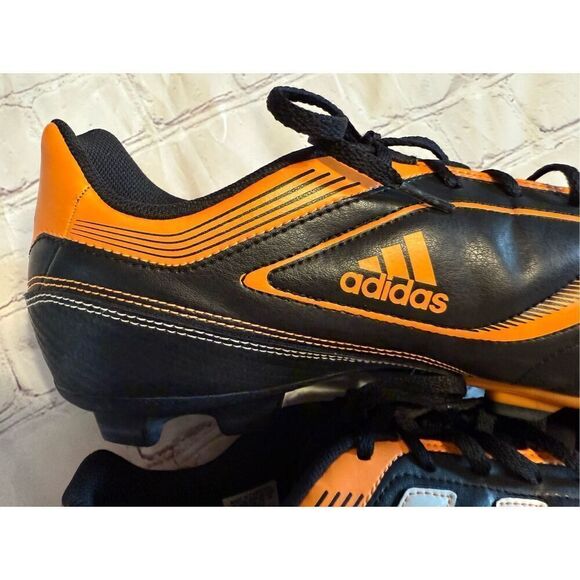Adidas Men\'s Sz 13 Ezeiro III TRX FG Soccer Cleats Black Orange Outdoor Athletic